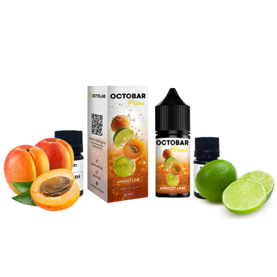 Набір для самозамішування Octobar Prime HARD Apricot Lime (Абрикос Лайм, 65 мг, 30 мл)
