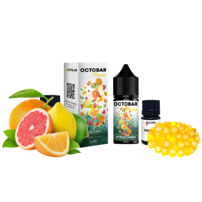 Набір для самозамішування Octobar Prime HARD Citrus Candy (Цитрусова Цукерка, 65 мг, 30 мл)