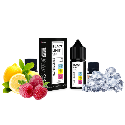 Набір для самозамішування Black Limit Salt Rasp Lemon Ice (Малина Лимон Лід, 50 мг, 30 мл)