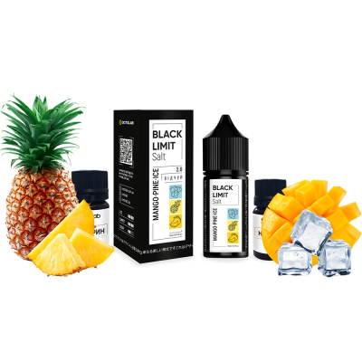 Набір для самозамішування Black Limit Salt HARD Mango Pine Ice (Манго Ананас Лід, 65 мг, 30 мл)