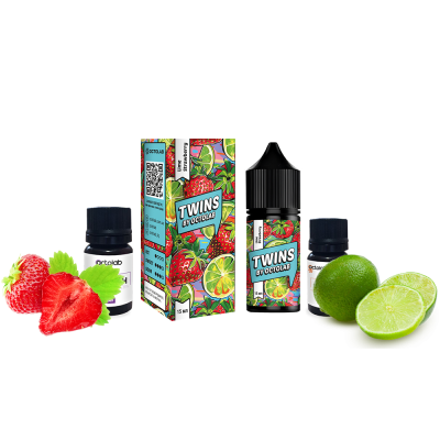 Набір для самозамішування Twins Lime Strawberry (Лайм Полуниця, 50 мг, 30 мл)
