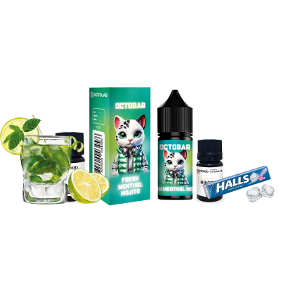 Набір для самозамішування Octobar NFT Fresh Menthol Mojito (Ментол Мохіто, 50 мг, 30 мл)