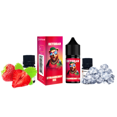 Набір для самозамішування Octobar NFT Strawberry Ice (Полуниця Лід, 50 мг, 30 мл)