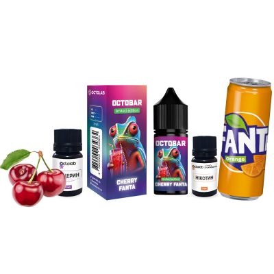 Набір для самозамішування Octobar NFT Cherry Fanta Limited Edition (Вишнева Фанта, 50 мг, 30 мл)