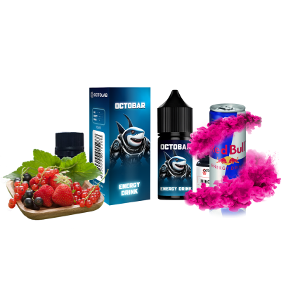 Набір для самозамішування Octobar NFT HARD Energy Drink (Енергетик, 65 мг, 30 мл)