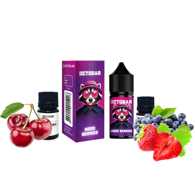 Набір для самозамішування Octobar NFT HARD Mood Berries (Ягоди, 65 мг, 30 мл)