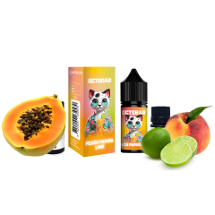Набір для самозамішування Octobar NFT HARD Peach Papaya Lime (Персик Папайя Лайм, 65 мг, 30 мл)
