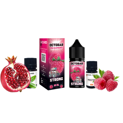 Набір для самозамішування Octobar Strong Pom Raspberry (Гранат Малина, 50 мг, 30 мл)