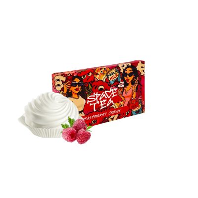Кальянна чайна суміш Space Tea Raspberry Cream (Малина Сливки, 40 г)