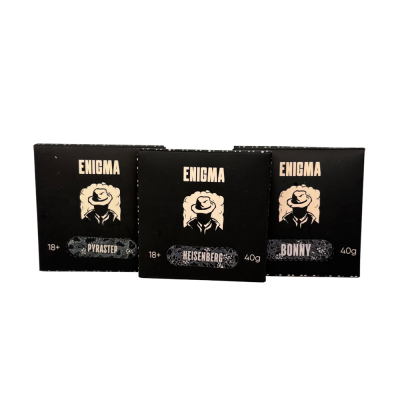 Набор ТОП 3 вкусов табака Enigma по 40 г 28288 Набор ТОП 3 вкусов табака Enigma по 40 г
