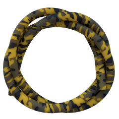 Силіконовий шланг для кальяну Yellow Camouflage (Жовтий камуфляж)