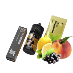 Набір для самозамішування Chaser Lux Blackcurrant Lemon Peach (Смородина Лимон Персик, 50 мг, 30 мл)