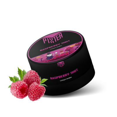 Кальянна чайна суміш Pixtea Raspberry Shot (Распберрі Шот, 250 г)