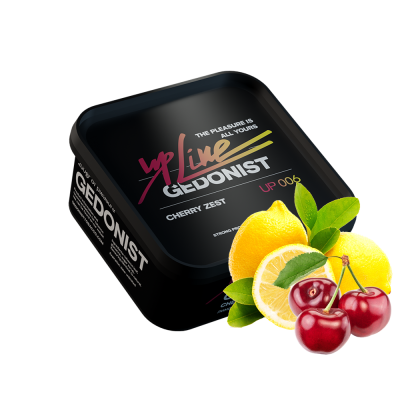 Тютюн Gedonist UP Line №6 Cherry Zest (Вишня Лимон, 200 г)