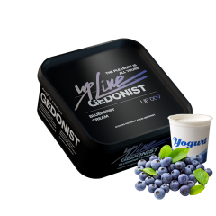 Тютюн Gedonist UP Line №9 Blueberry Cream (Чорниця з вершками, 200 г)