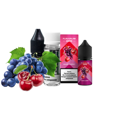 Набір для замісу рідини Flavorlab Ripe Grape Cherry (Виноград Вишня, 50 мг, 30 мл)