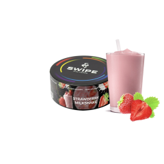 Кальянна суміш Swipe Strawberry Milkshake (Полуничний Мілкшейк, 100 г)