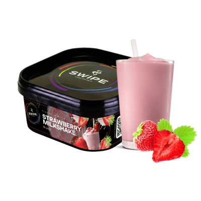 Кальянна суміш Swipe Strawberry Milkshake (Полуничний Мілкшейк, 250 г)