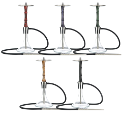 Кальян Totem Hookah Idol Purple noir (фиолетовый, полный комплект)
