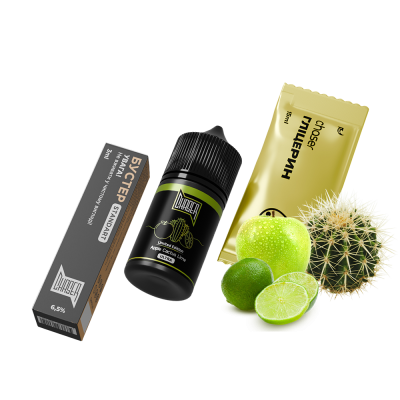 Набор для самозамеса Chaser Black Apple Cactus Lime Limited (Яблоко Кактус Лайм, 65 мг, 30 мл)