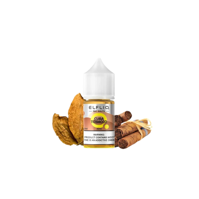 Рідина Elfliq Cuban Tobacco (Кубинський Тютюн, 50 мг, 30 мл)