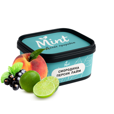 Кальянна суміш Mint Смородина Персик Лайм (200 г)