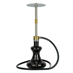 Кальян Oduman Hybrid V3.0 Black Black Glass Silver Body (Чорний, повний комплект)