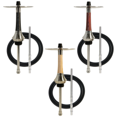 Кальян Totem Hookah Monolit Ultra Wood Pure (бежевий, базовий комплект, сталевий мундштук)