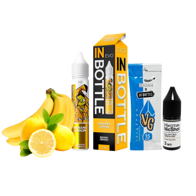 Набір для самозамішування In Bottle EVO Banana Lemon (Банан Лимон, 50 мг, 30 мл)