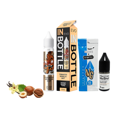 Набір для самозамішування In Bottle EVO Tobacco Vanilla Nut (Тютюн Ваніль Горіх, 50 мг, 30 мл)