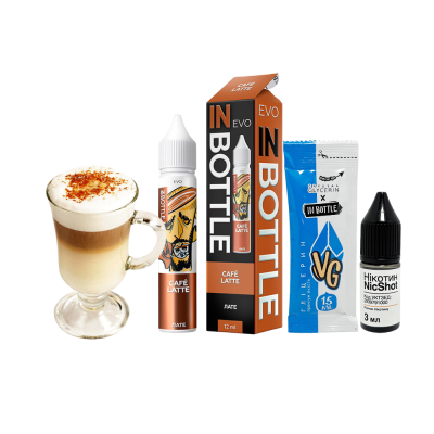 Набір для самозамішування In Bottle EVO Cafe Latte (Кава Латте, 50 мг, 30 мл)