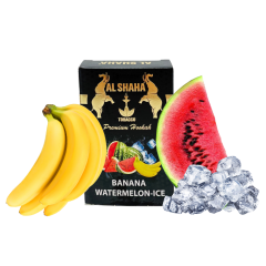 Тютюн Al Shaha Banana Watermelon Ice (Банан Арбуз Лід, 50 г)