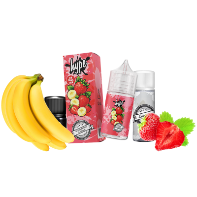 Набір для самозамішування Hype Kit Strawberry Banana (Полуниця Банан, 50 мг, 30 мл)