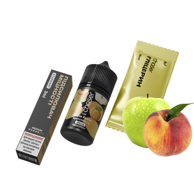 Набор для самозамеса Chaser Lux Apple Peach (Яблоко Персик, 50 мг, 30 мл)