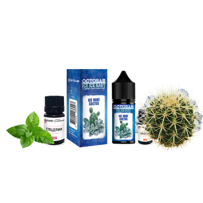 Набір для самозамішування Octobar Ice Ice Baby Mint Cactus (М'ята Кактус, 50 мг, 30 мл)