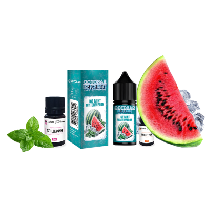 Набір для самозамішування Octobar Ice Ice Baby HARD Mint Watermelon (М'ята Кавун, 65 мг, 30 мл)