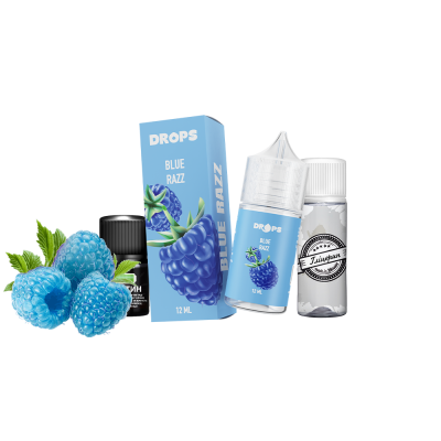 Набір для самозамішування Hype Drops Blue Razz (Синя малина, 50 мг, 30 мл)
