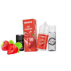 Набір для самозамішування Hype Drops Juice Strawberry (Полуниця, 50 мг, 30 мл)