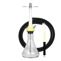 Кальян Amotion Doppler Lemon (біло-жовтий, повний комплект)