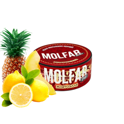 Тютюн Molfar Spirit Line Жовтозілля (Ананас Диня Лимон, 100 г)