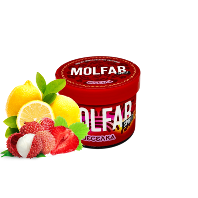 Табак Molfar Spirit Line Радуга (Клубника Личи Лимон, 40 г)