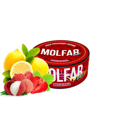 Тютюн Molfar Spirit Line Веселка (Полуниця Лічі Лимон, 100 г)