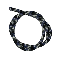 Силіконовий шланг для кальяну AMY Camouflage Dark Blue (Темно-синій)
