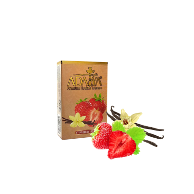 Тютюн Adalya Strawberry Vanilla (Полуниця Ваніль, 50 г)
