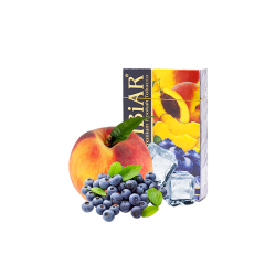 Тютюн Jibiar Ice peach blueberry (Крижаний персик чорниці, 50 г)