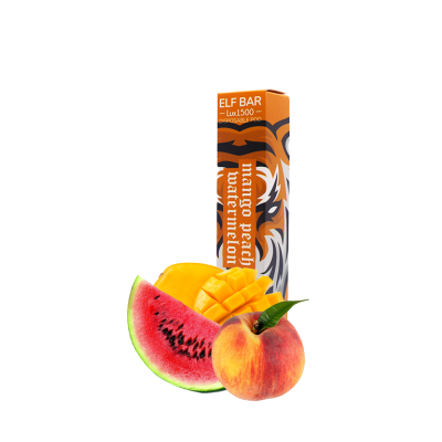 Elf Bar LUX 1500 Mango Peach Watermelon (Манго Персик Кавун) Одноразовий POD 07603 Elf Bar LUX 1500 Mango Peach Watermelon (Манго Персик Кавун) Одноразовий POD
