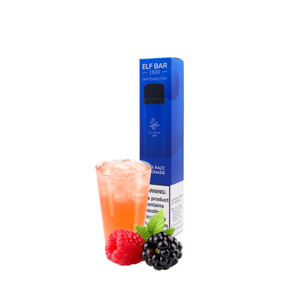 Elf Bar 1500 Blue Razz Lemonade (Лимонад Малина Єжевика) Одноразовий POD