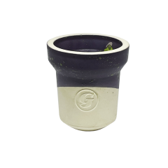 Глиняна чаша GrynBowls Accent White Violet (Фіолетовий)