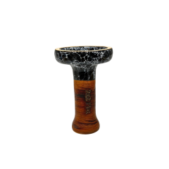 Глиняна чаша 2x2Hookah Flat Black (Чорний)