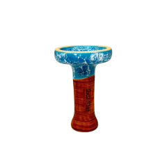 Глиняна чаша 2x2Hookah Flat Blue (Синій)